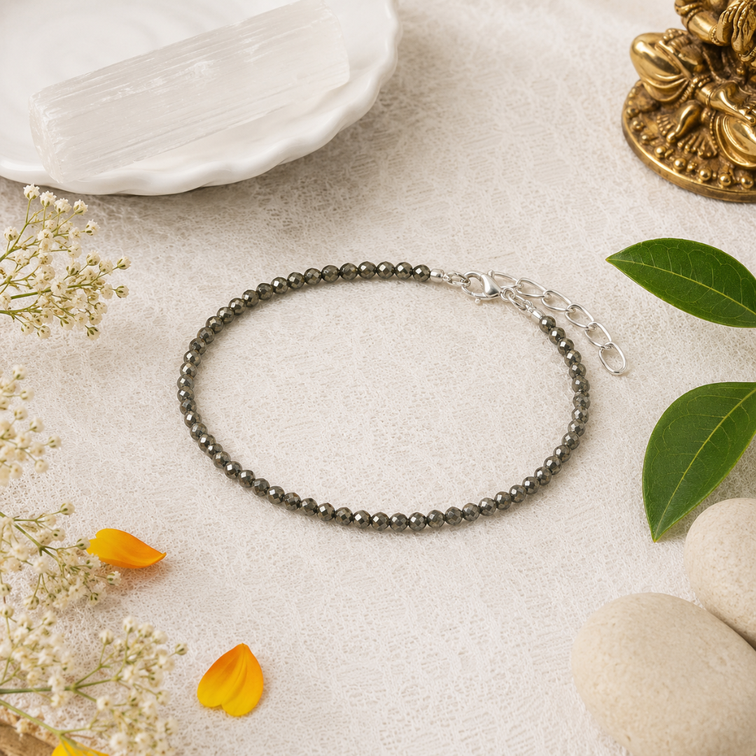 Pyrite Anklet