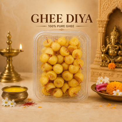 Pure Ghee Diya - 60 pieces