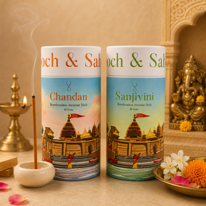 Chandan & Sanjivini Bambooless Incense Stick