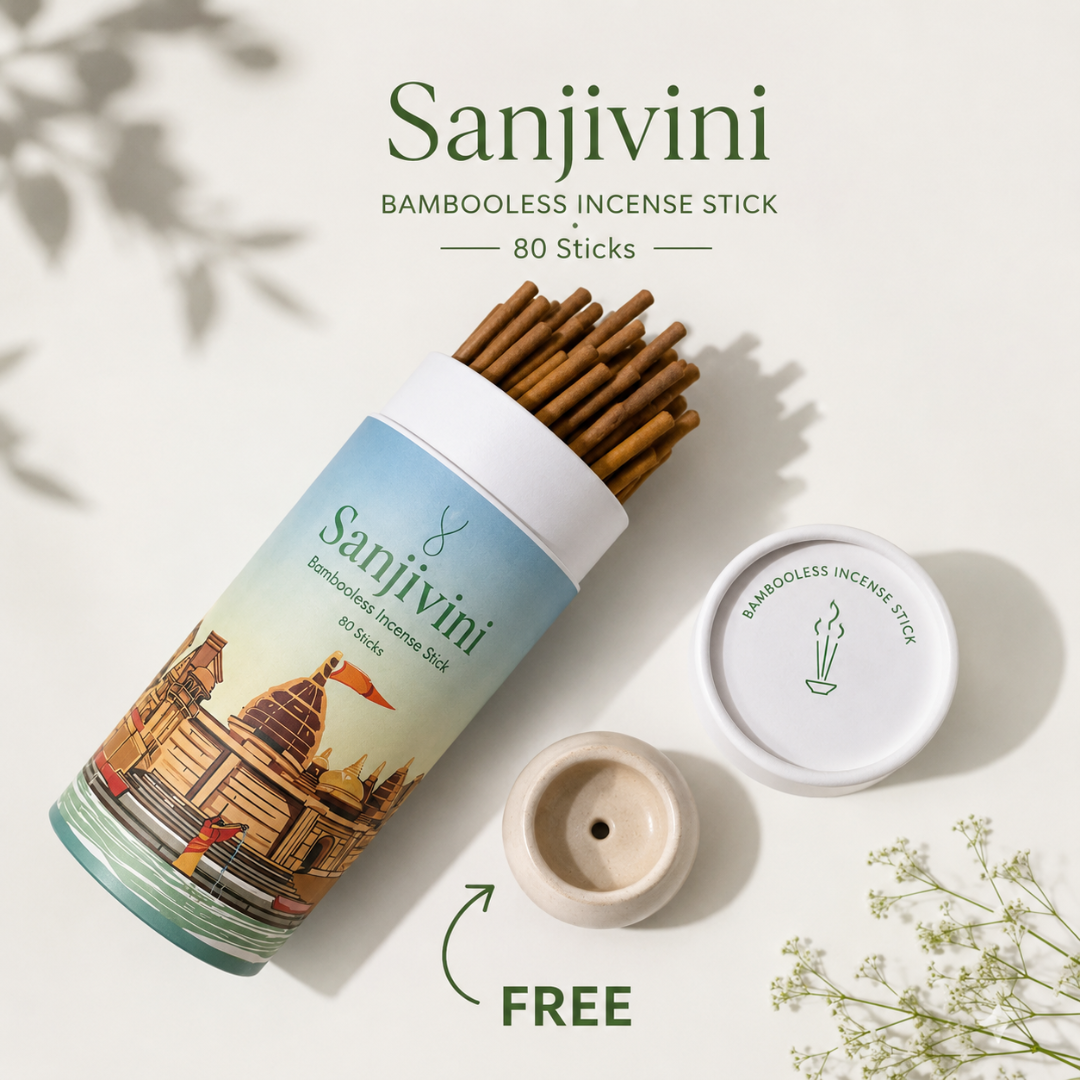 Chandan & Sanjivini Bambooless Incense Stick
