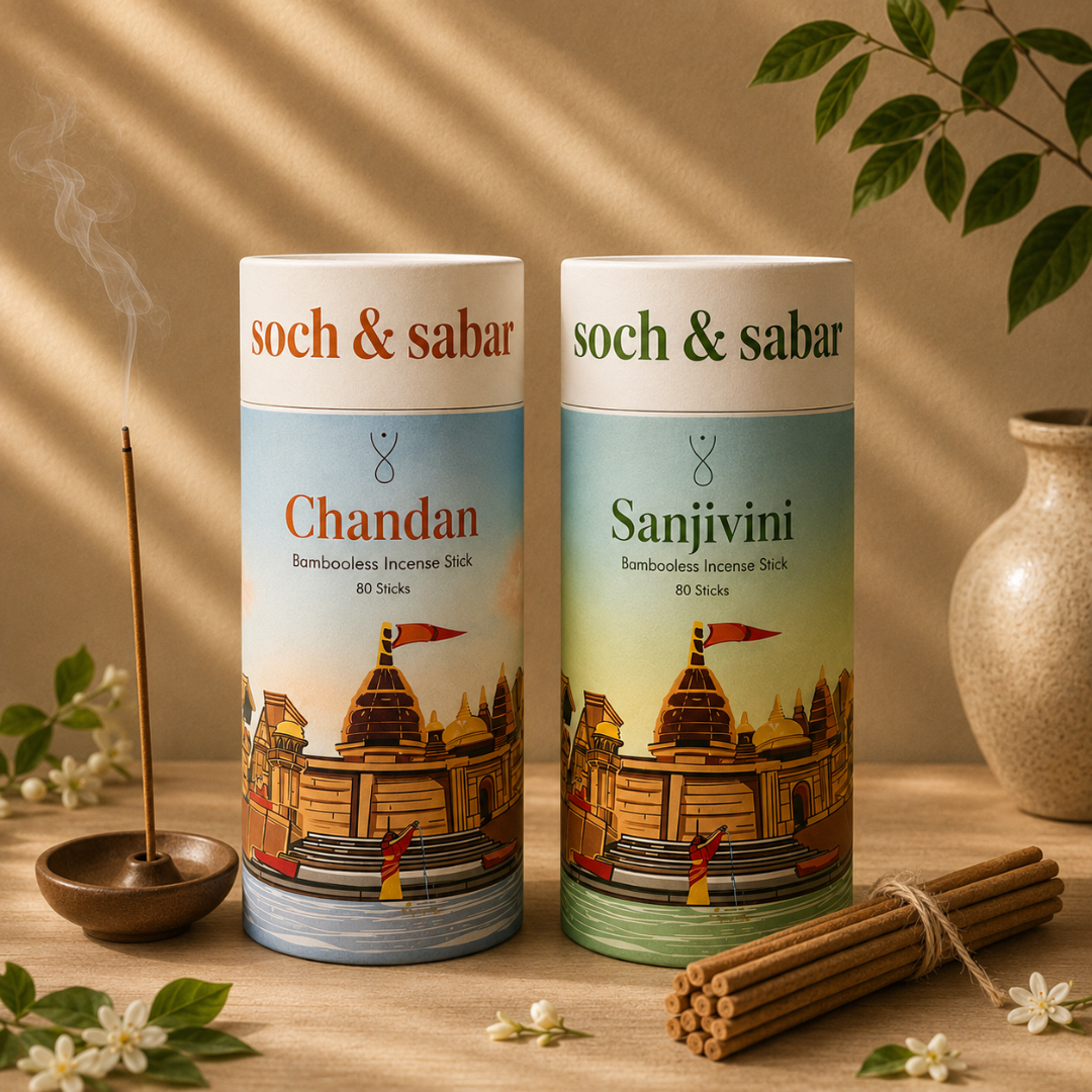 Chandan & Sanjivini Bambooless Incense Stick