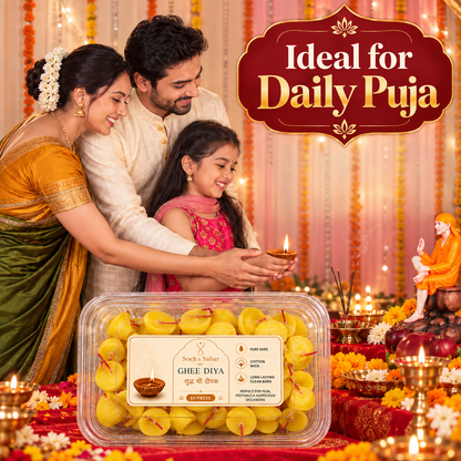 Pure Ghee Diya - 60 pieces