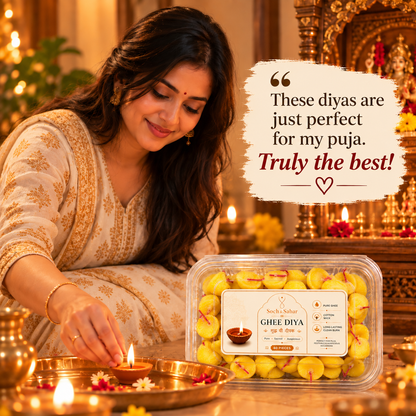 Pure Ghee Diya - 60 pieces